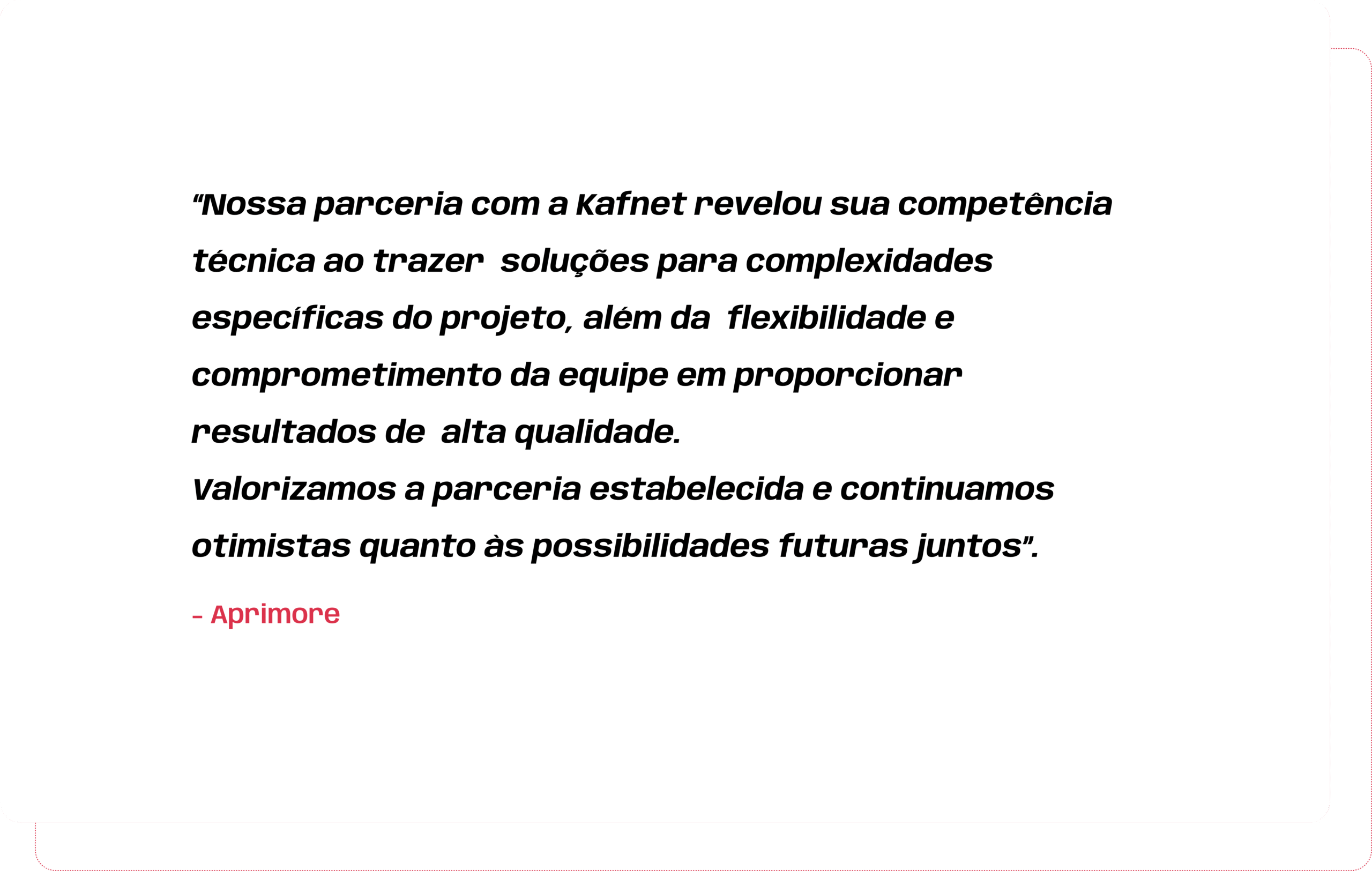 Depoimento - Aprimore